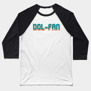 Miami Dolphins Fan Baseball T-Shirt